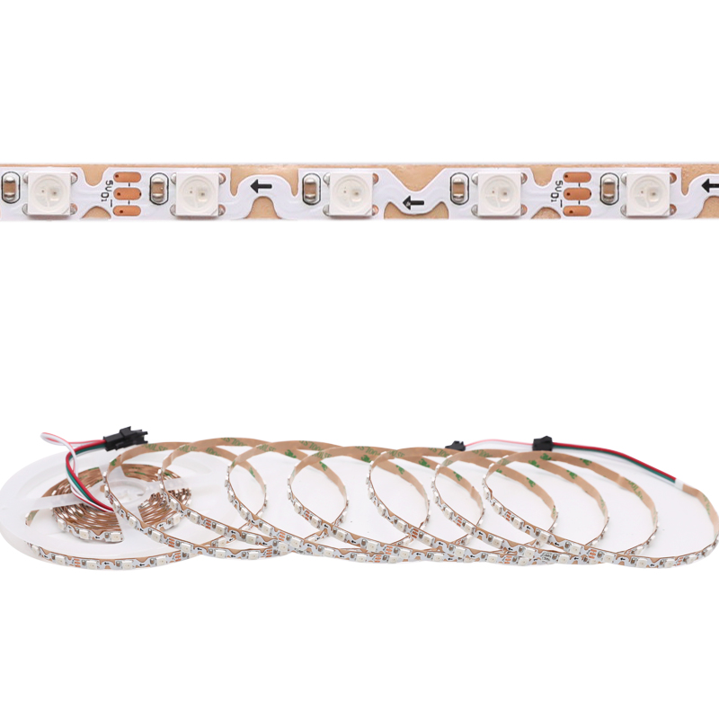 6mm Thin 5V SK6812 5050 RGB Digital S Type LED Strip 300 LEDs 16ft 6mm Thin 5V SK6812 5050 RGB Digital S Type LED Strip 300 LEDs 16ft